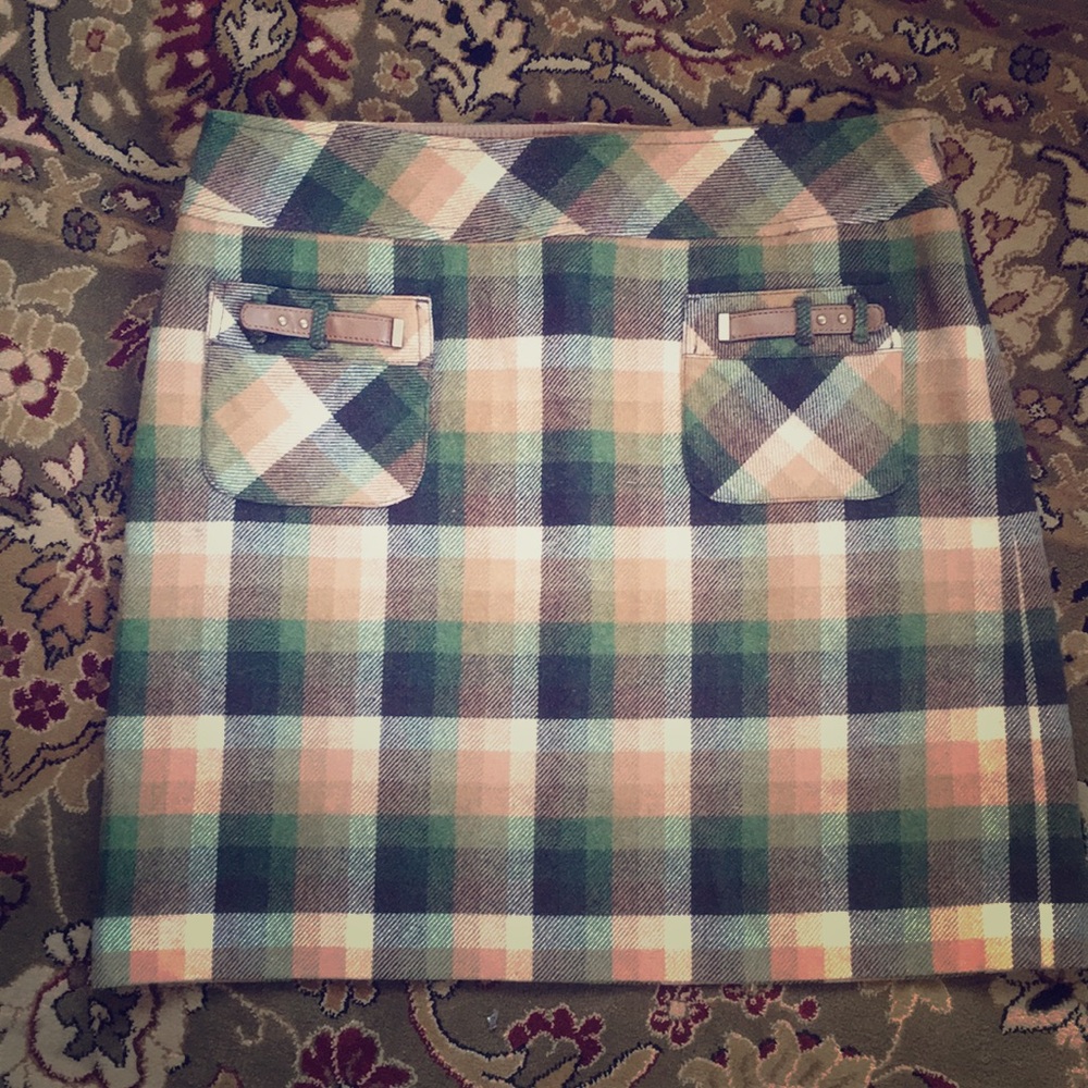 Ann Taylor Loft plaid skirt